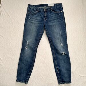 Pistola Skinny Ankle Jeans Womens Size 30 Blue Mid Rise Stretch Chic City‎ Denim